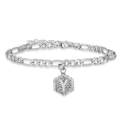 The Signature Initial Anklet